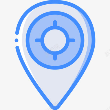 地理位置4蓝色图标图标