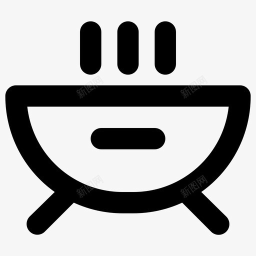 烧烤食物肉类图标svg_新图网 https://ixintu.com 外卖 梨味浓重的食物 烧烤 肉类 食物