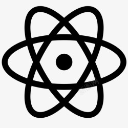 原子能原子能量核图标高清图片