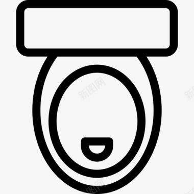 马桶座浴室卫生间图标图标