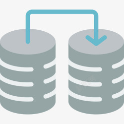 数据库恢复数据库数据恢复平面图标高清图片