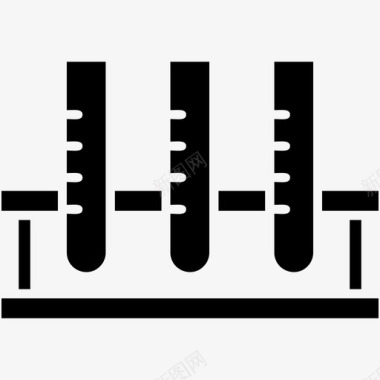 试管护理化学图标图标