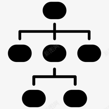 层次结构关系方案图标图标