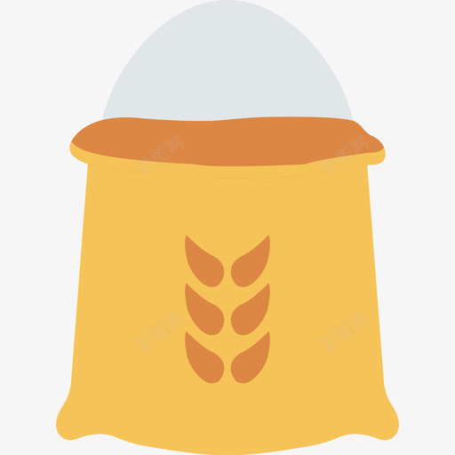 小麦食品59平坦图标svg_新图网 https://ixintu.com 小麦 平坦 食品59