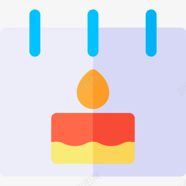 生日日历和日期单位图标图标