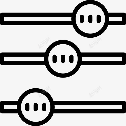 设置基础11线性图标svg_新图网 https://ixintu.com 基础11 线性 设置