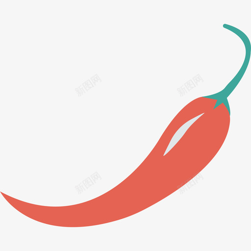 胡椒水果和蔬菜8平的图标svg_新图网 https://ixintu.com 平的 水果和蔬菜8 胡椒
