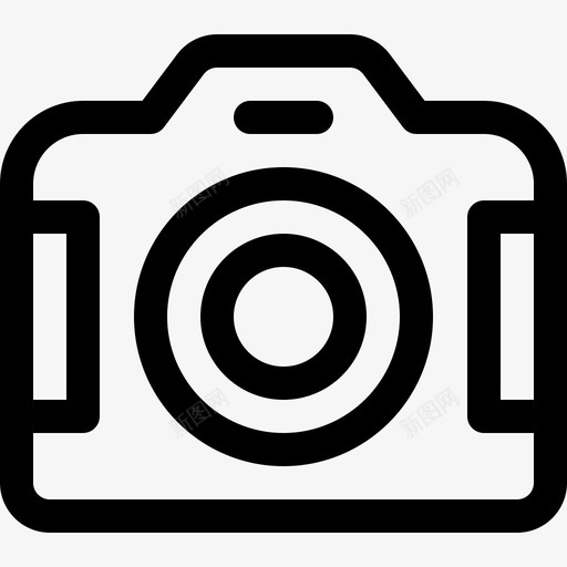 相机美术3线性图标svg_新图网 https://ixintu.com 相机 线性 美术3