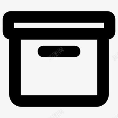 档案盒子文件图标图标