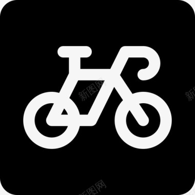 自行车信号和禁令2已填充图标图标