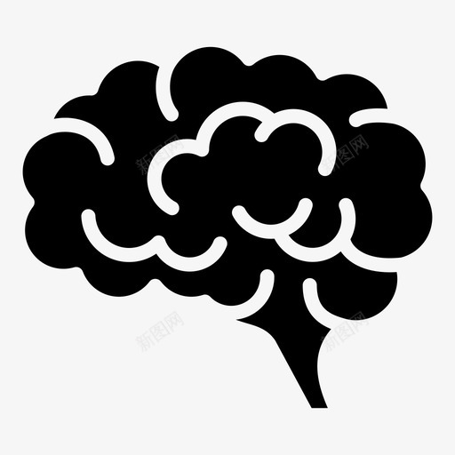 大脑创造力思维图标svg_新图网 https://ixintu.com 人体器官 创造力 器官 大脑 思维 神经科学