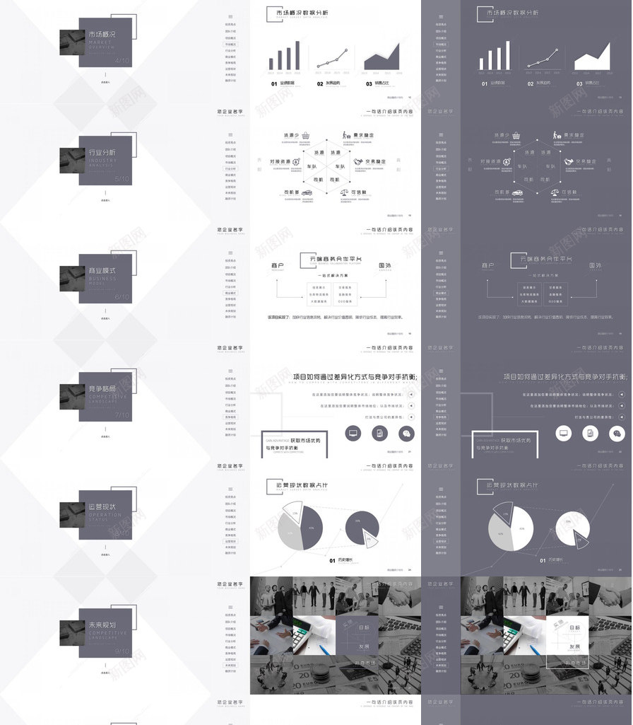 动态简洁商业计划书PPT模板_新图网 https://ixintu.com 动态 商业 简洁 计划书 设计