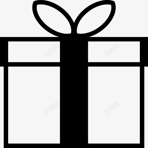 圣诞礼物礼盒图标svg_新图网 https://ixintu.com 圣诞礼物 礼盒