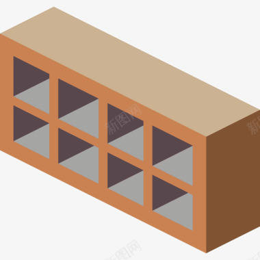 抽屉家具39扁平图标图标