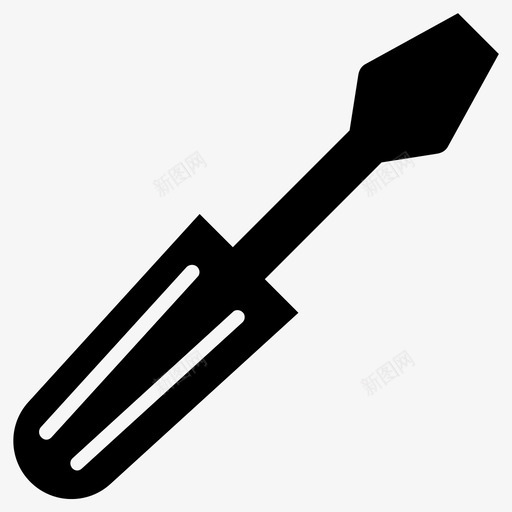 螺丝刀修理维修图标svg_新图网 https://ixintu.com 修理 基本图标2 工具 维修 螺丝刀