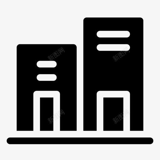 城镇公寓建筑图标svg_新图网 https://ixintu.com 2018年9月26日 公寓 城市 城镇 建筑 村庄