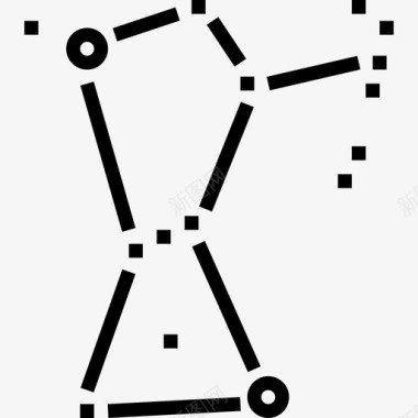 星座空间44线形图标图标
