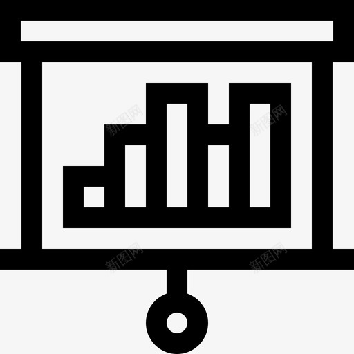 条形图银行业务6线性图标svg_新图网 https://ixintu.com 条形图 线性 银行业务6