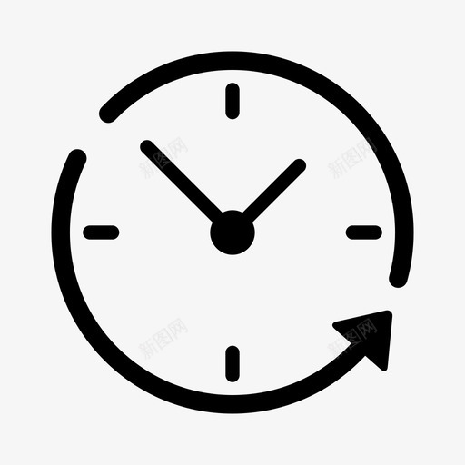 时钟历史记录日程表图标svg_新图网 https://ixintu.com 业务集1 历史记录 日程表 时钟 时间 计时器