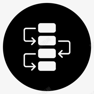 图表流程图管理图标图标