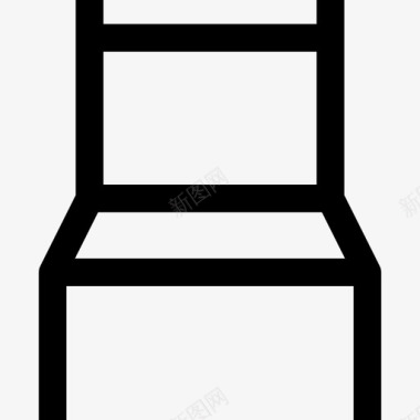 椅子家具22直线型图标图标