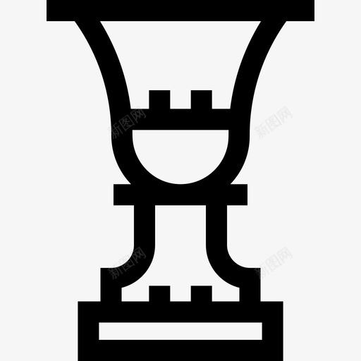 花瓶复古装饰10线状图标svg_新图网 https://ixintu.com 复古装饰10 线状 花瓶