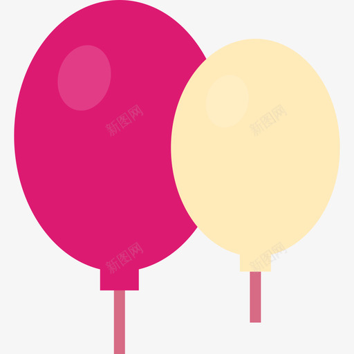 气球爱情和浪漫10个平的图标svg_新图网 https://ixintu.com 平的 气球 爱情和浪漫10个