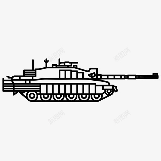 挑战者2英国坦克陆军坦克图标svg_新图网 https://ixintu.com 坦克 挑战者2英国坦克 陆军