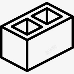 块体块体结构46线性图标高清图片