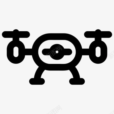 无人机相机设备图标图标