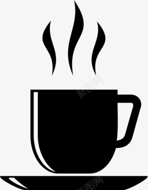咖啡杯咖啡休息时间饮料图标图标