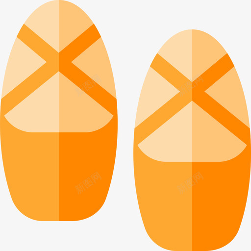 舞鞋风景艺术4平底鞋图标svg_新图网 https://ixintu.com 平底鞋 舞鞋 风景艺术4
