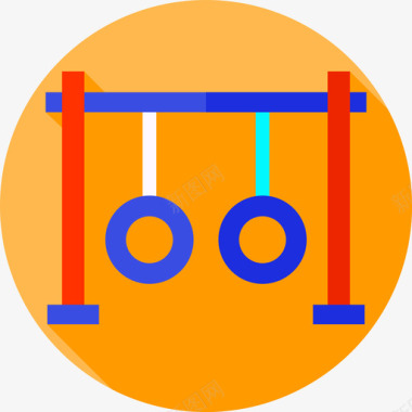 梯子游乐场18平坦图标图标