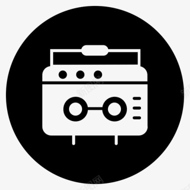 收音机广播通讯图标图标