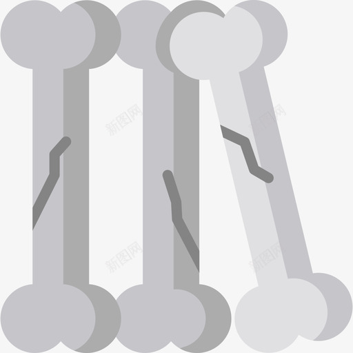 骨头考古学13扁平图标svg_新图网 https://ixintu.com 扁平 考古学13 骨头