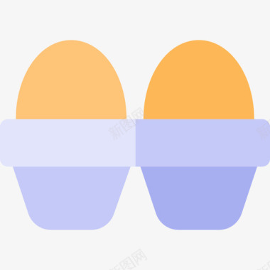 鸡蛋养殖10个扁平图标图标