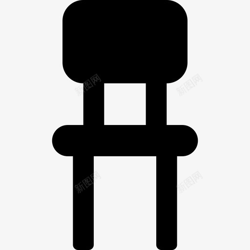 椅子室内家具填充物图标svg_新图网 https://ixintu.com 填充物 室内家具 椅子