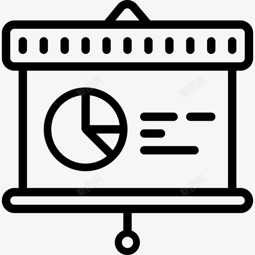 演示文稿办公室40直线图标svg_新图网 https://ixintu.com 办公室40 演示文稿 直线