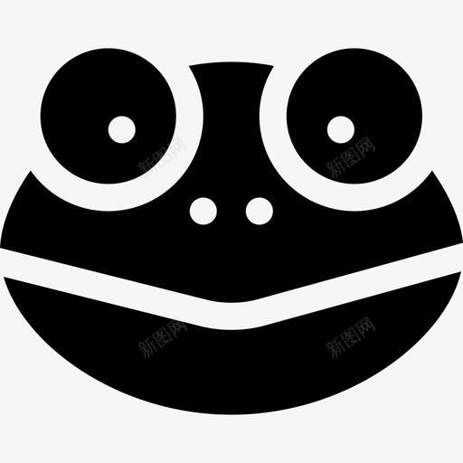 青蛙野生动物3填充图标svg_新图网 https://ixintu.com 填充 野生动物3 青蛙