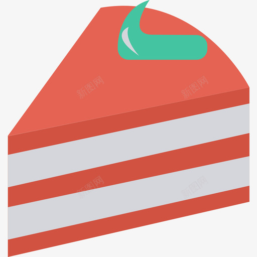 一块蛋糕食品饮料3平的图标svg_新图网 https://ixintu.com 一块蛋糕 平的 食品饮料3