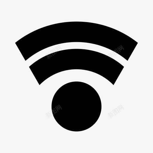 wifi电脑连接图标svg_新图网 https://ixintu.com wifi 互联网 无线 电脑 连接