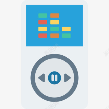 Ipod音乐音频和视频平板图标图标
