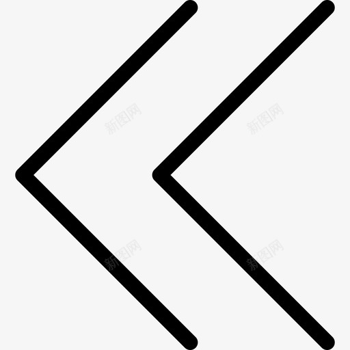 左箭头箭头41填充图标svg_新图网 https://ixintu.com 填充 左箭头 箭头41
