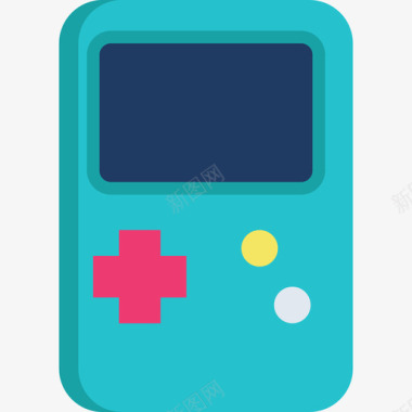 Gameboy书呆子2扁平图标图标