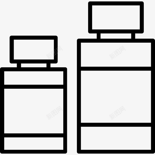 化妆化妆品2线性图标svg_新图网 https://ixintu.com 化妆 化妆品2 线性
