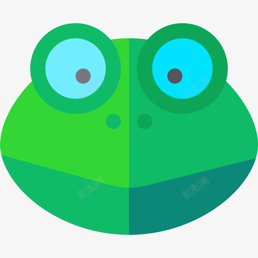 青蛙野生动物2平坦图标svg_新图网 https://ixintu.com 平坦 野生动物2 青蛙