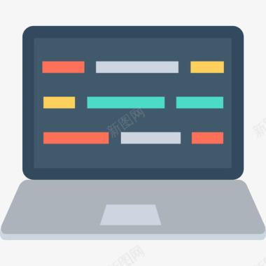 笔记本电脑与开发14平板电脑图标图标