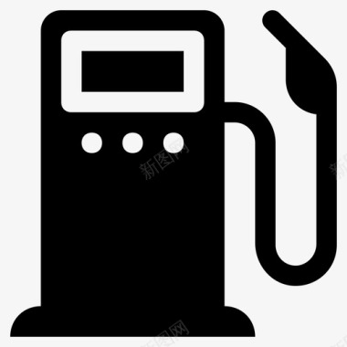 燃油泵加油站气泵图标图标