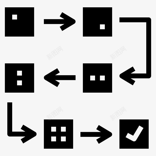 安排准备步骤图标svg_新图网 https://ixintu.com 准备 安排 步骤 系统 紧急和灾害管理标志