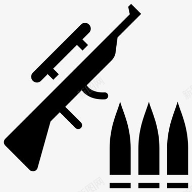 陆军枪机枪步枪图标图标